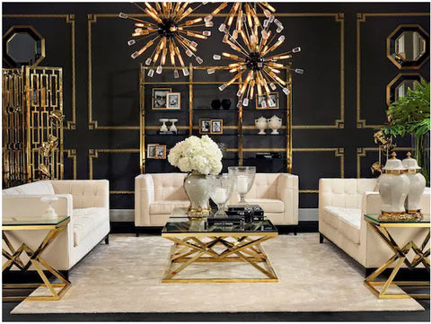 Hollywood Glamour loungeroom