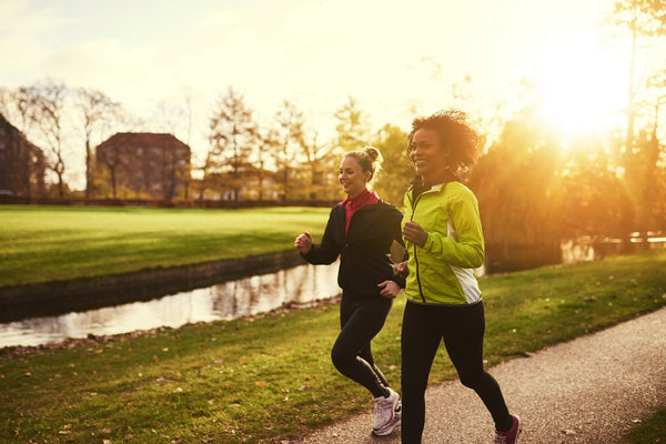 Women out on run