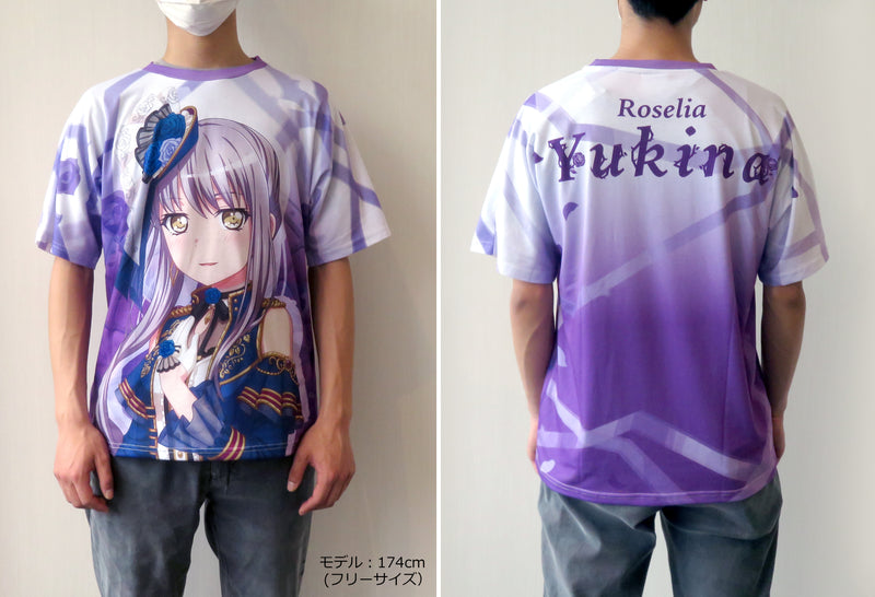 ○手数料無料!! バンドリ Tシャツ 宇田川あこ Roselia Flamme Wasser