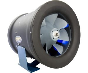 This is a picture of a Phat Fan 12", 1708 CFM for an indoor grow room or grow tent.