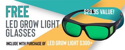 Free LED grow light glasses!