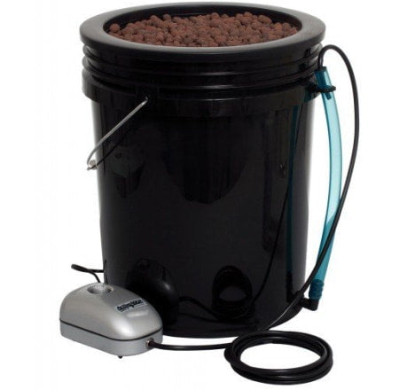 Root Spa 5 Gal DWC Bucket System for indoor grow tents and grow rooms.