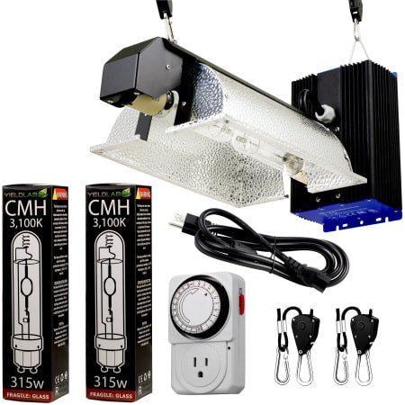 Yield Lab Professional Series 120/220v 630w Dual Bulb CMH Complete Grow Light Kit