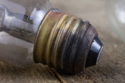 When your bulb's base shows sign of wear, check your bulb's illumination because they may be wearing out.