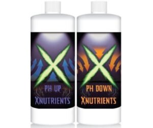 XNutrients pH Up and pH Down solution for nutrient lockout.