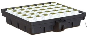 This is a 4ft x 4ft flood table ebb and flow system.