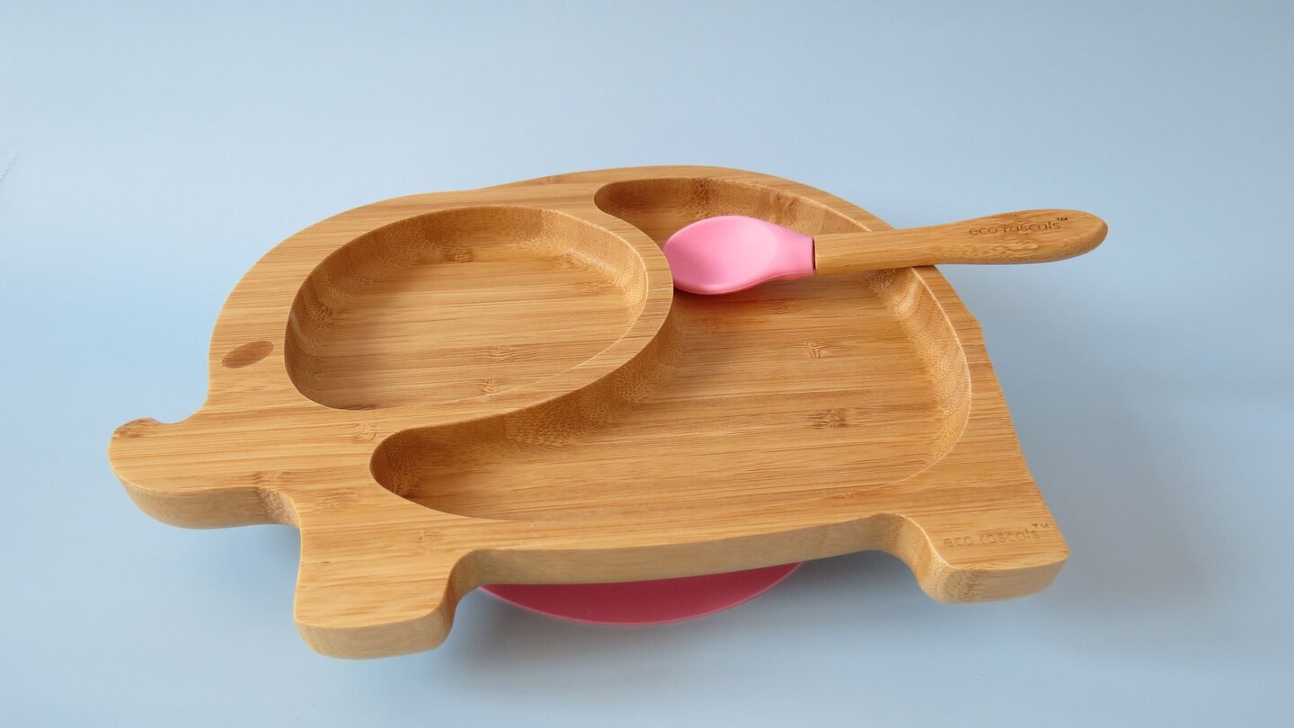 Eco-Rascals-Pink-Elephant-Suction-Plate-For-Weaning-Off