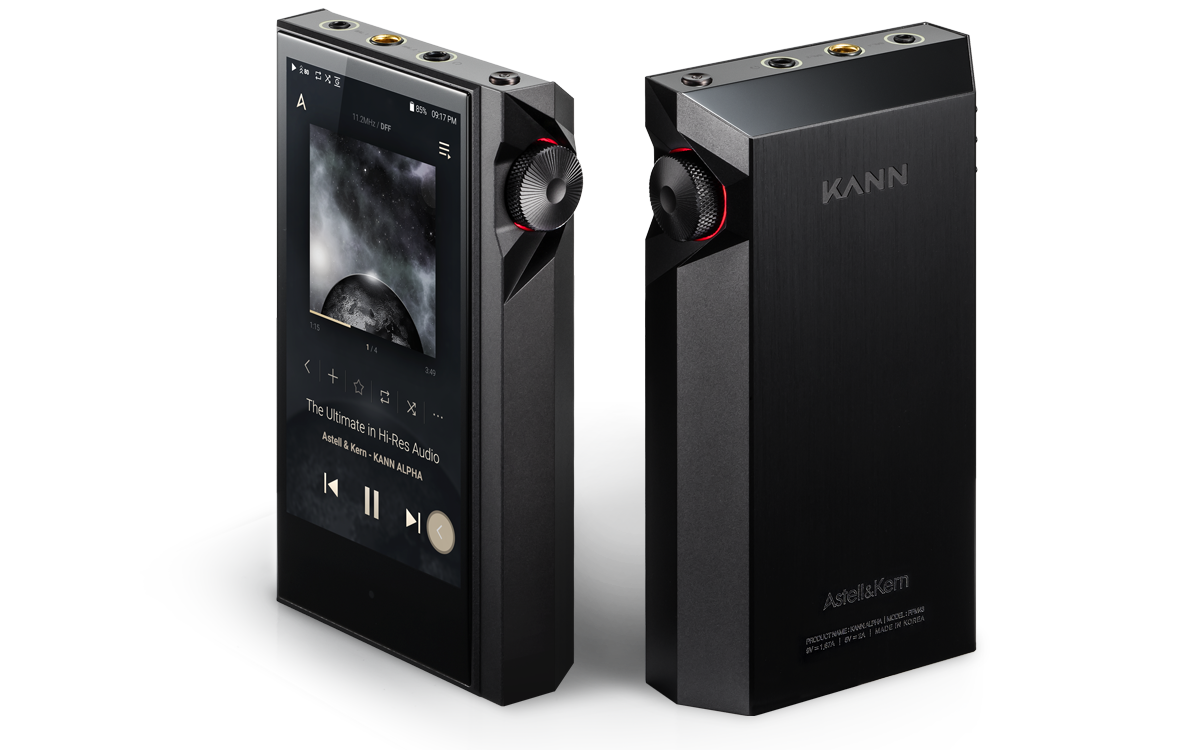 Astell & Kern KANN Alpha DAP Music Player with free case. (black