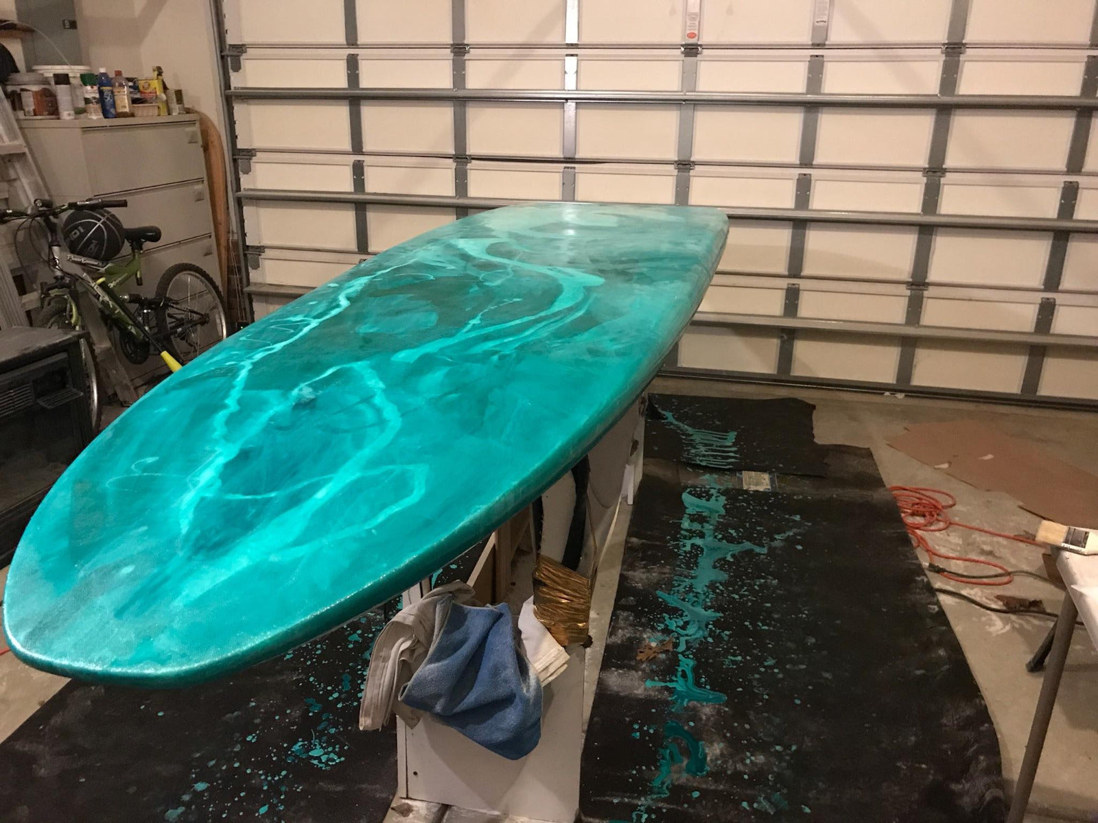 Finished River Table - Fiberglass Warehouse