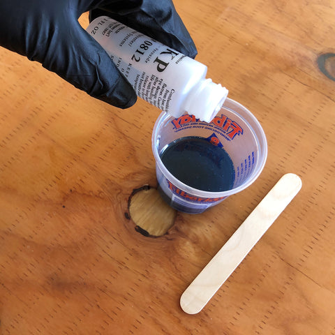 adding mekp catalyst to polyester resin