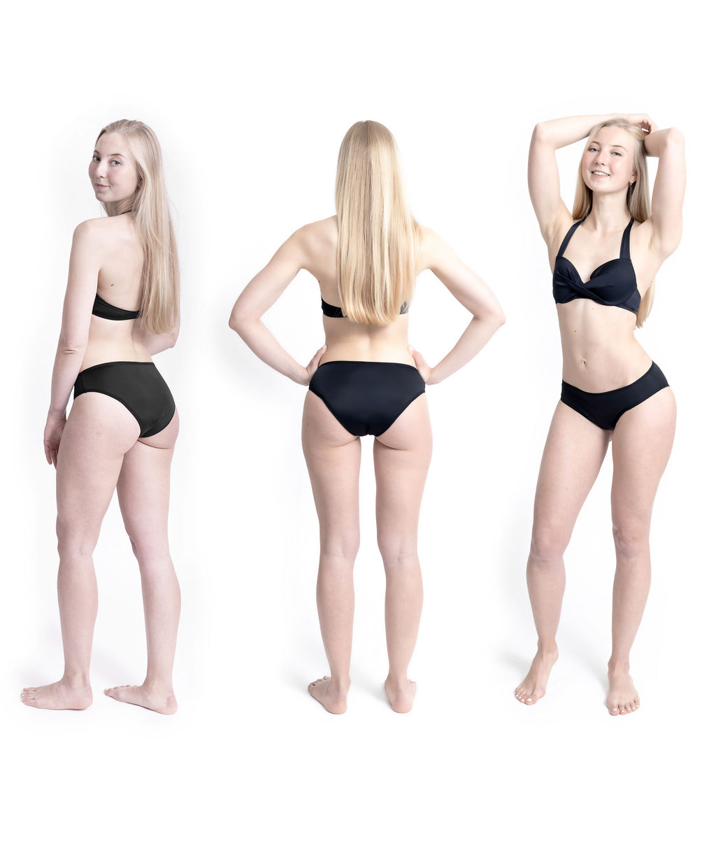 Mlqidk Period Swimwear Menstrual Leakproof Bikini Bottoms High