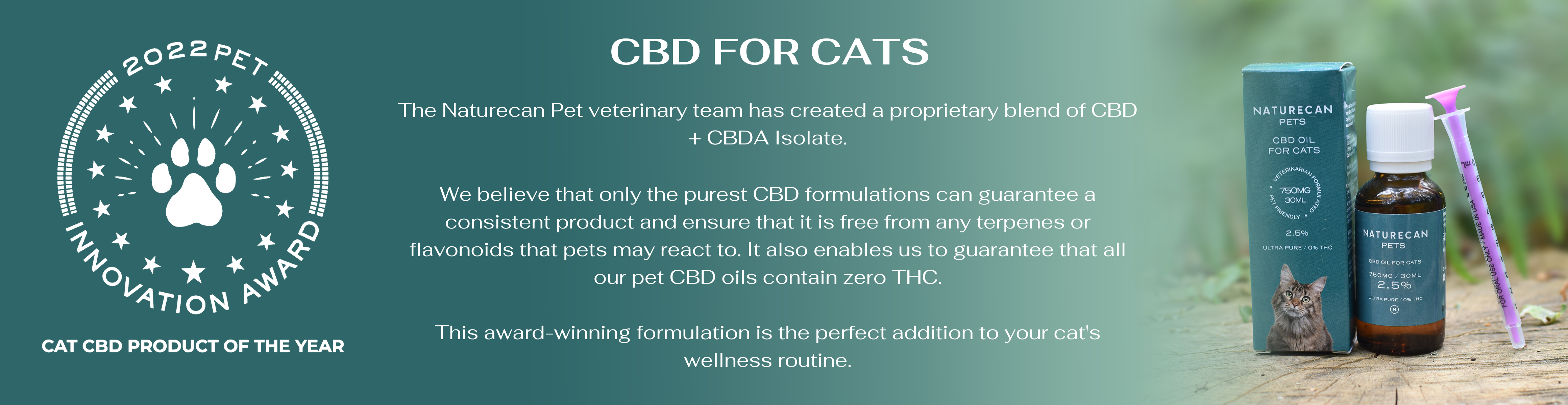 CBD for cats - Our proprietary blend 