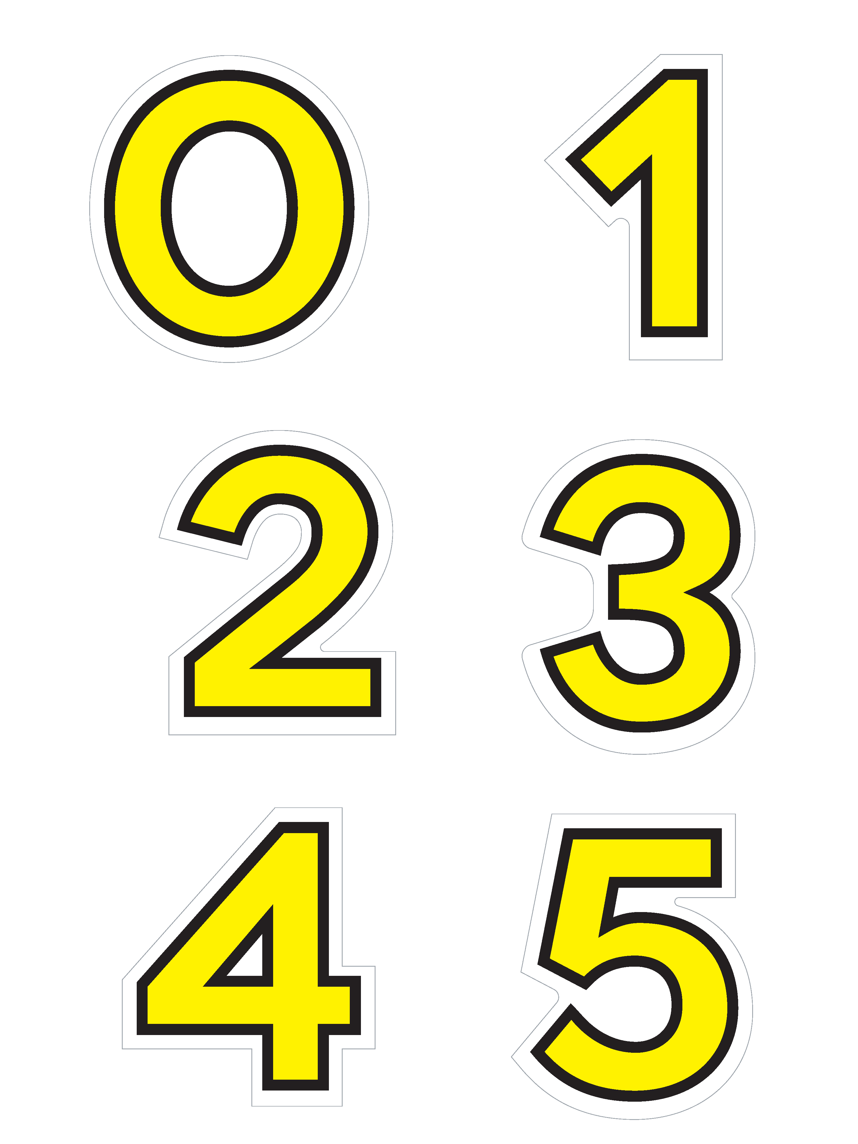 numbers clipart 0