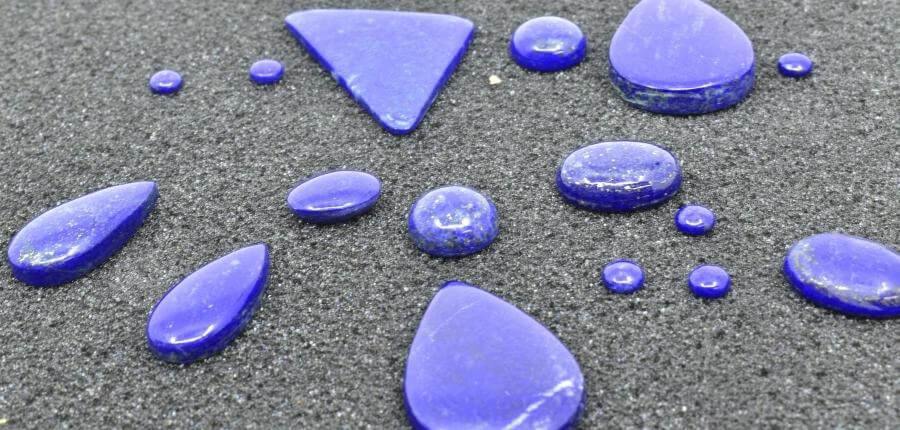 Bijoux en titane serti de Lapis Lazuli ∣ Bijoux Titane France®