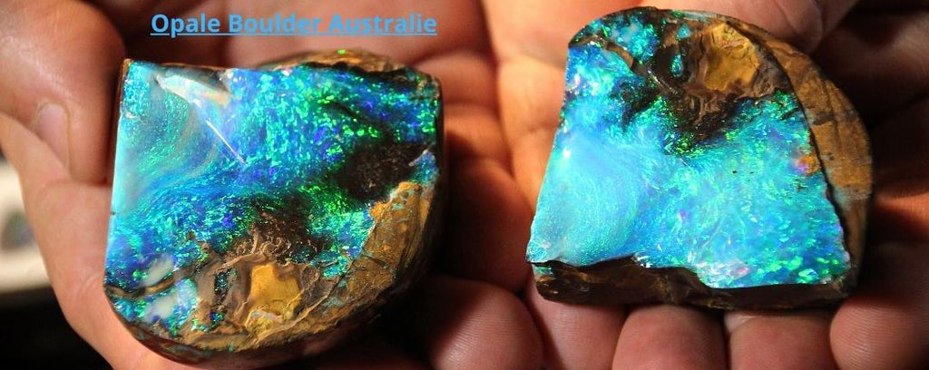 Pierres précieuses Opale Noble Boulder  ∣ Bijoux Titane France®