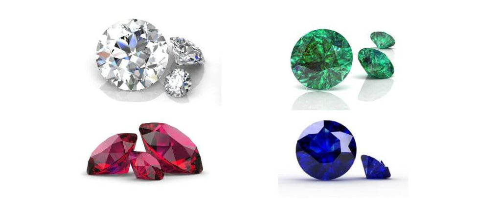 Pierres précieuses Diamant Émeraude Safir Rubis ∣ Bijoux Titane France®
