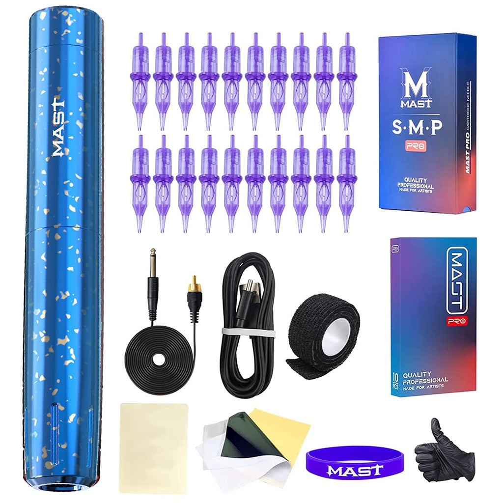 Mast Tour Air Wireless Tattoo Pen Machine Kit Ballpoint Cartridges for –  MAST TATTOO