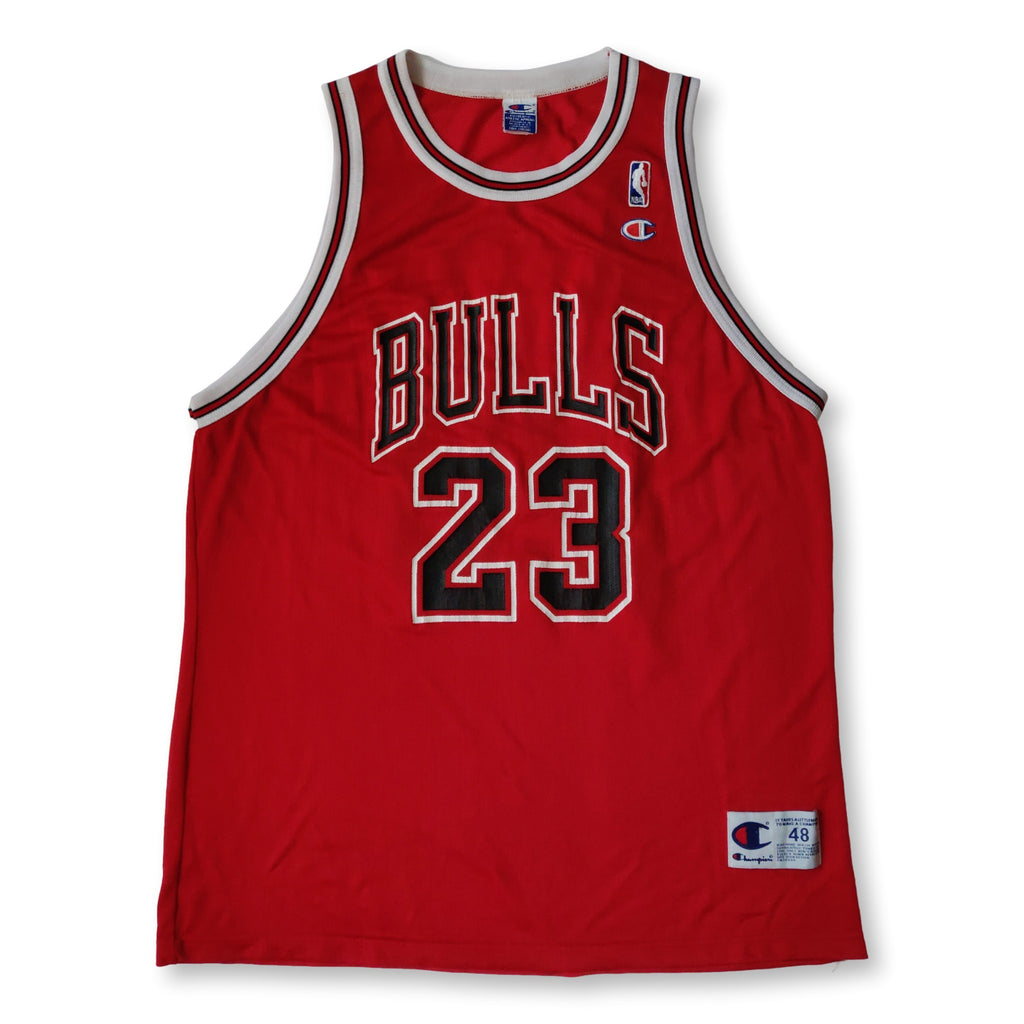 red Champion Chicago Bulls Jordan #23 