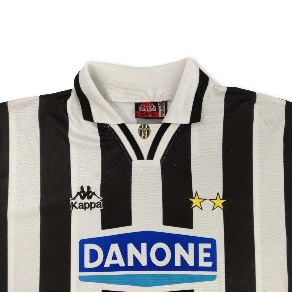1994-95 black and white Kappa Juventus Torino Baggio #10 long 