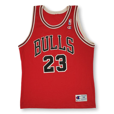 Vintage Chicago Bulls Michael Jordan #23 Champion Basketball Jersey