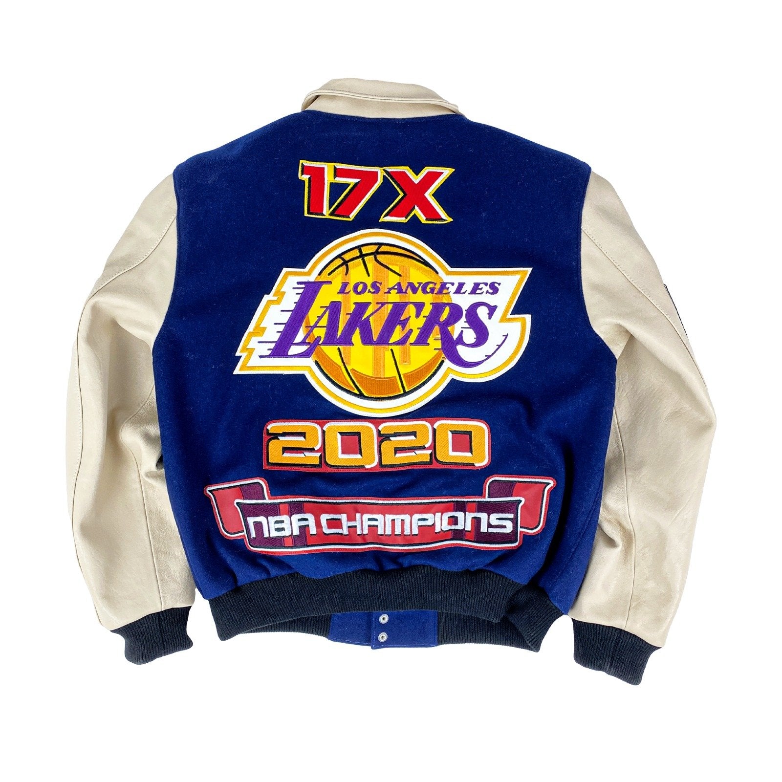 lakers white championship jacket 2020