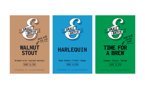 Walnut Stout, Harlequin and Time for A Brew pump clips