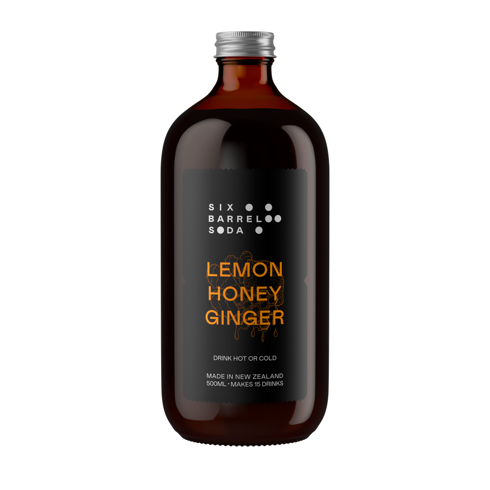 Lemon Honey Ginger Syrup Six Barrel Soda Australia 6405