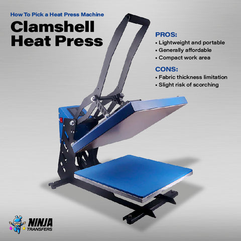 Clamshell Heat Press Machine