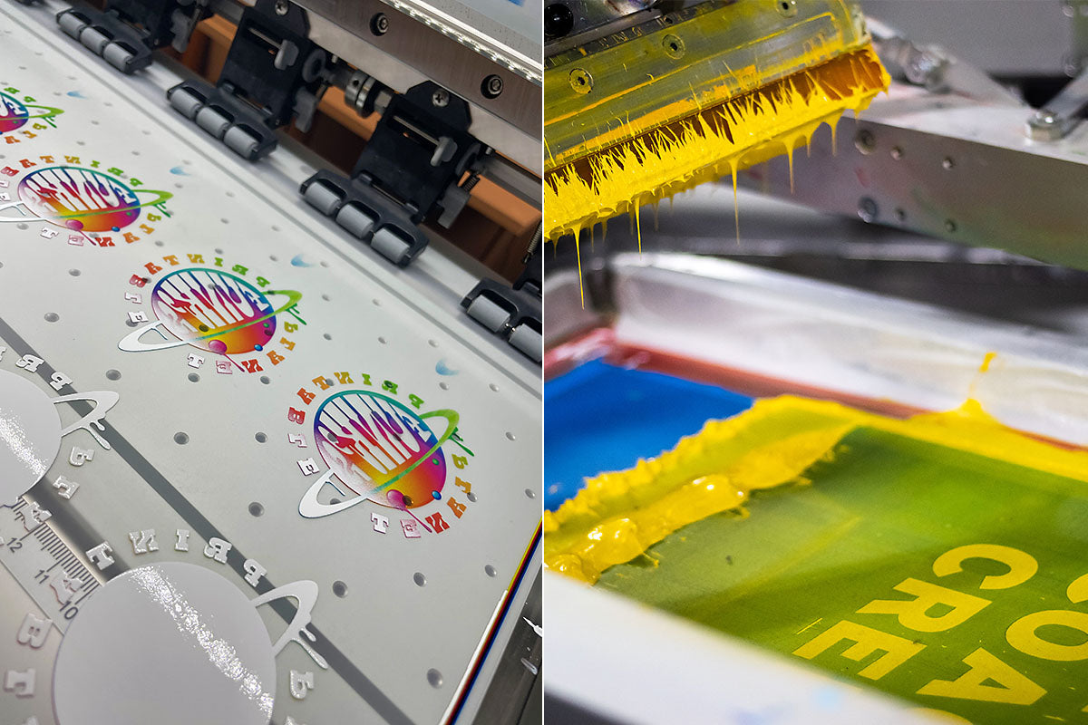 DTF vs screen printing process