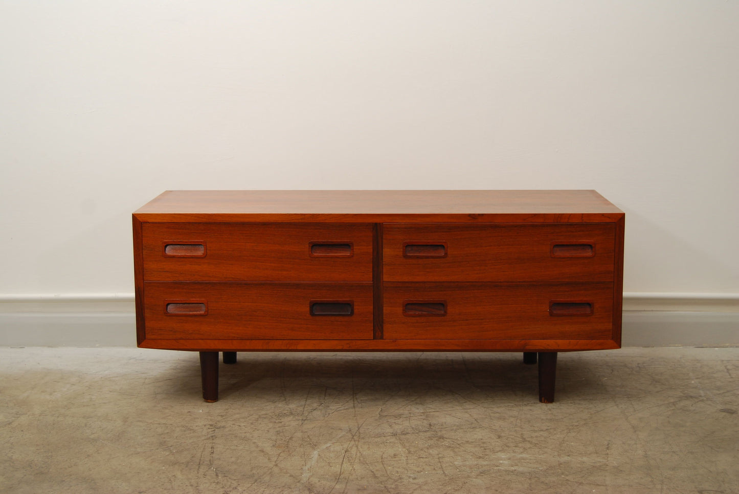 Rosewood television table by Poul Hundevad