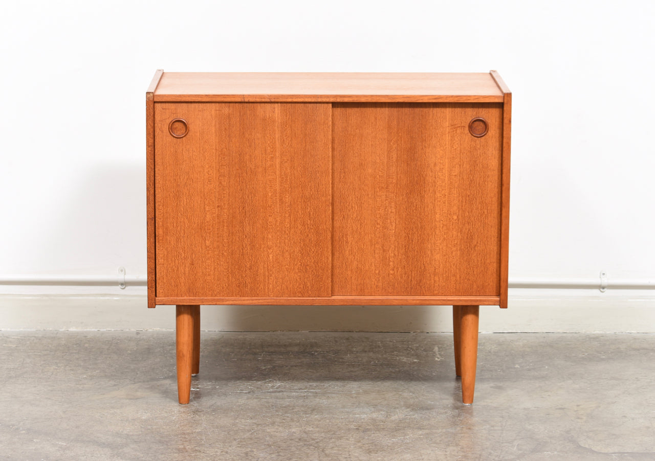 Short Teak Storage Cabinet Chase Sorensen