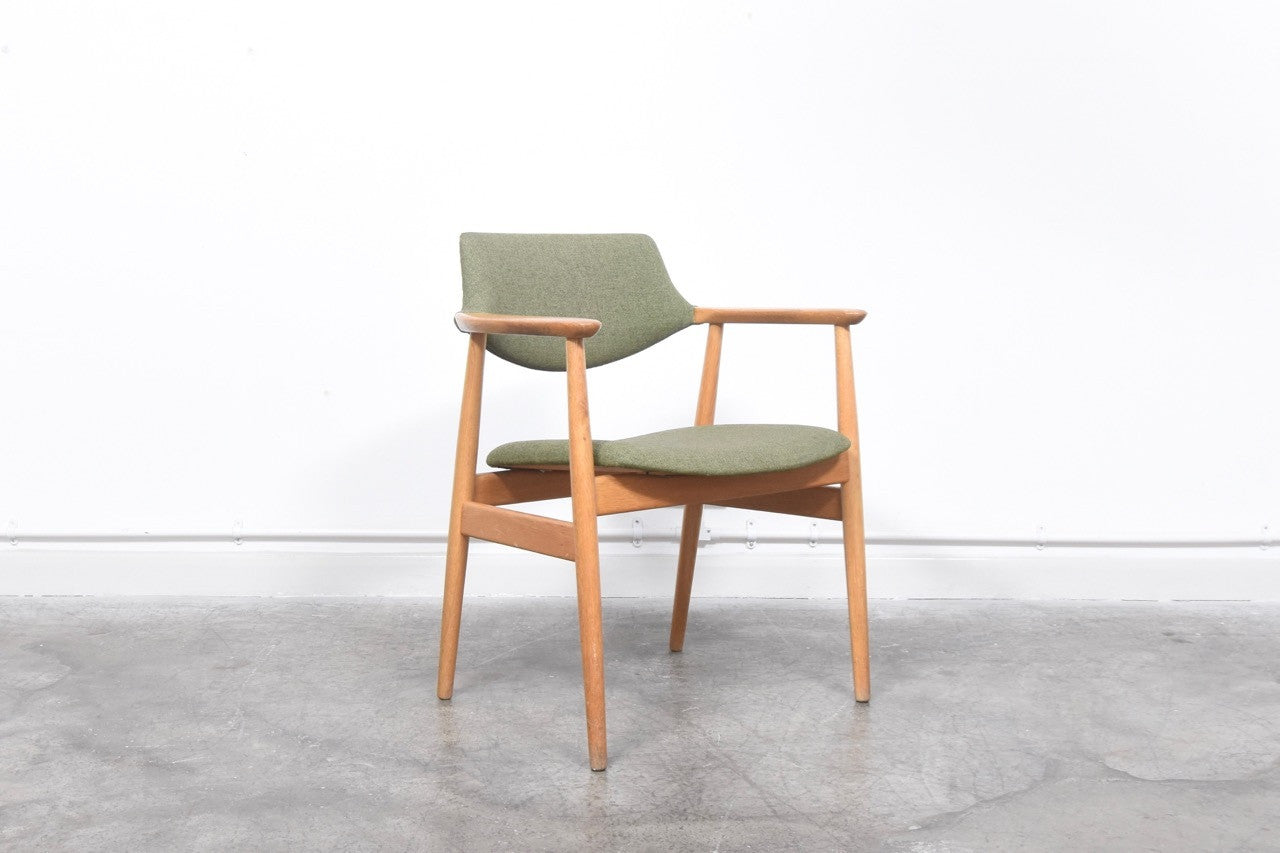 Desk Chair in Oak Crafted by Erik Kirkegaard