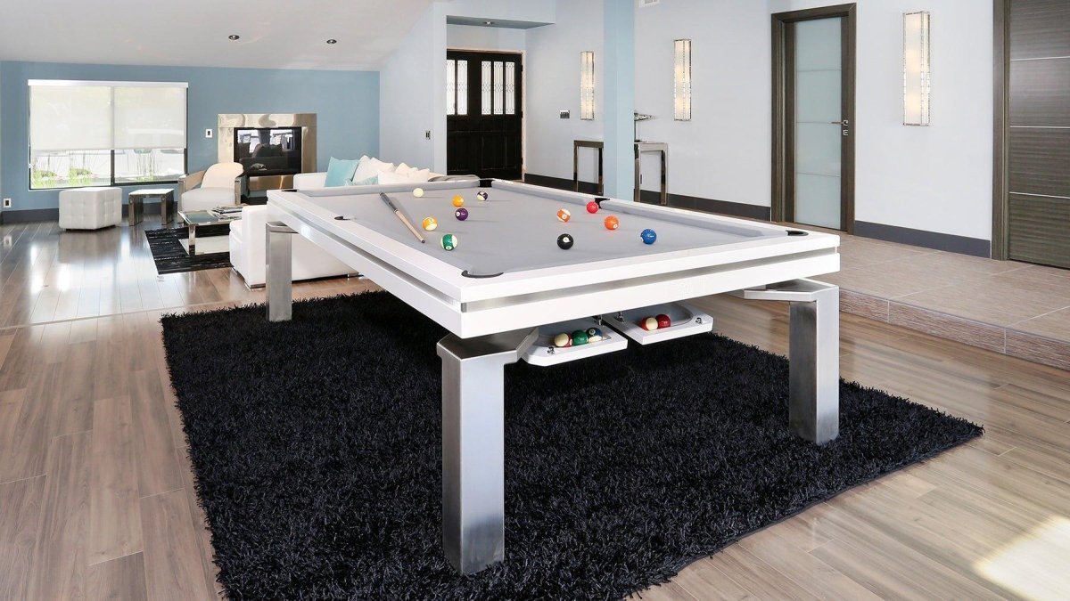 Baker Stainless Black Gloss - Pool Table Portfolio