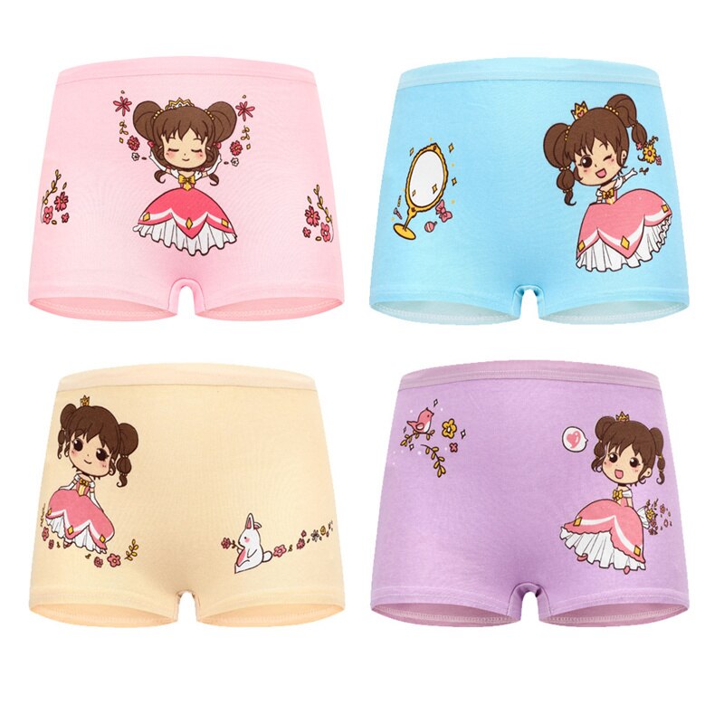 Design Girls Cotton Soft Cartoon Girls Panties Breathable – Just A