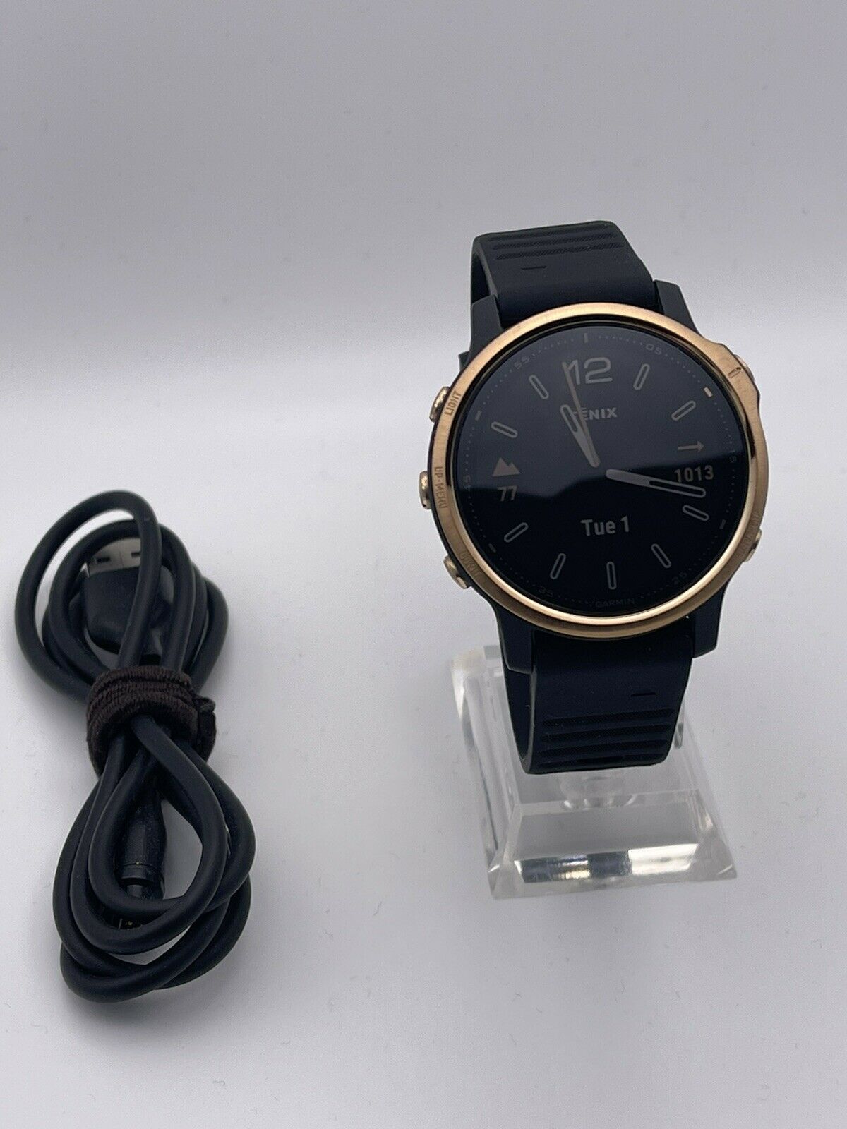 Garmin Fenix 6s Rose Gold w/ Black Band GPS Smartwatch – Watchrunscape