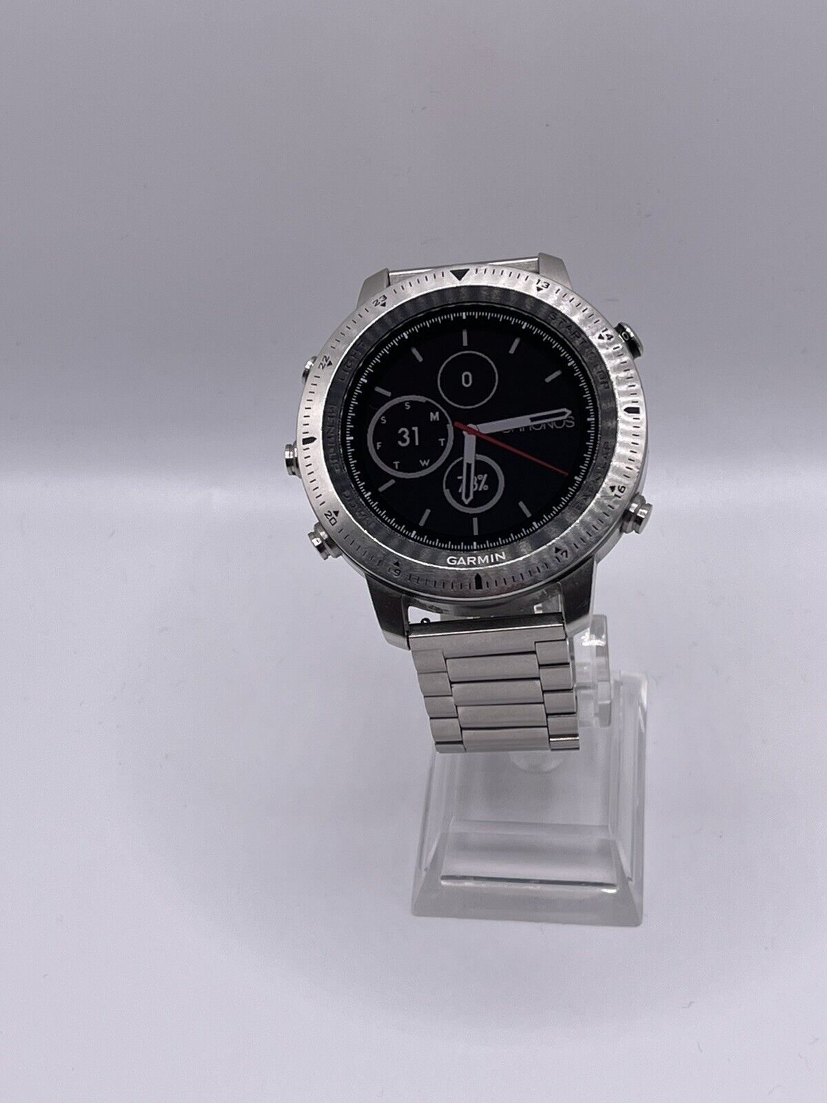 Garmin Fenix Chronos Titanium Smartwatch Tracker GPS Charger Pro – Watchrunscape