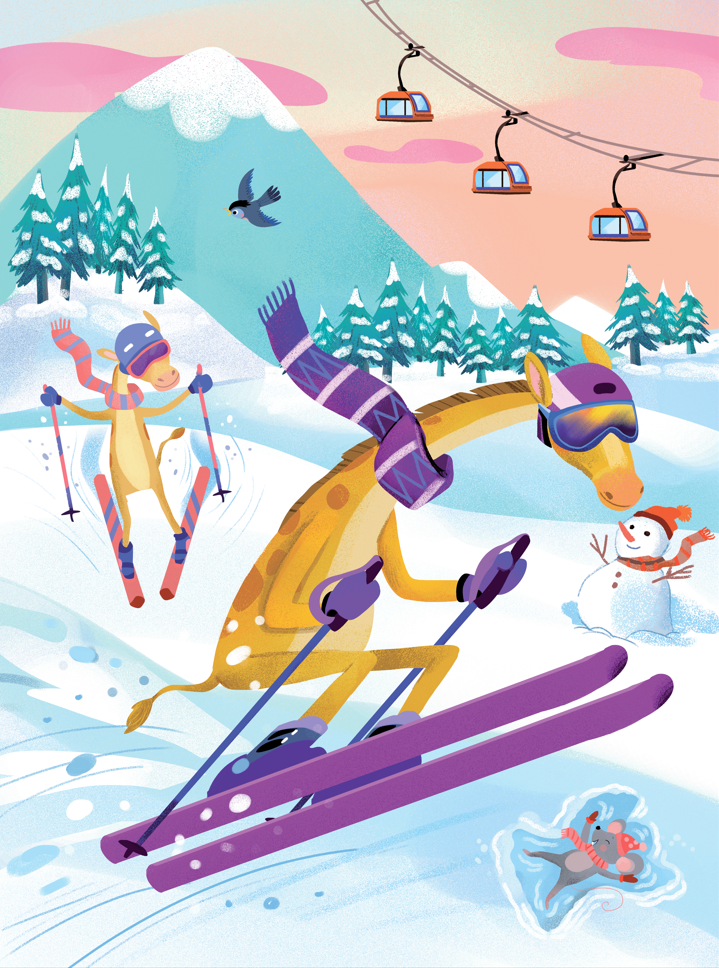 Betty Goes Skiing