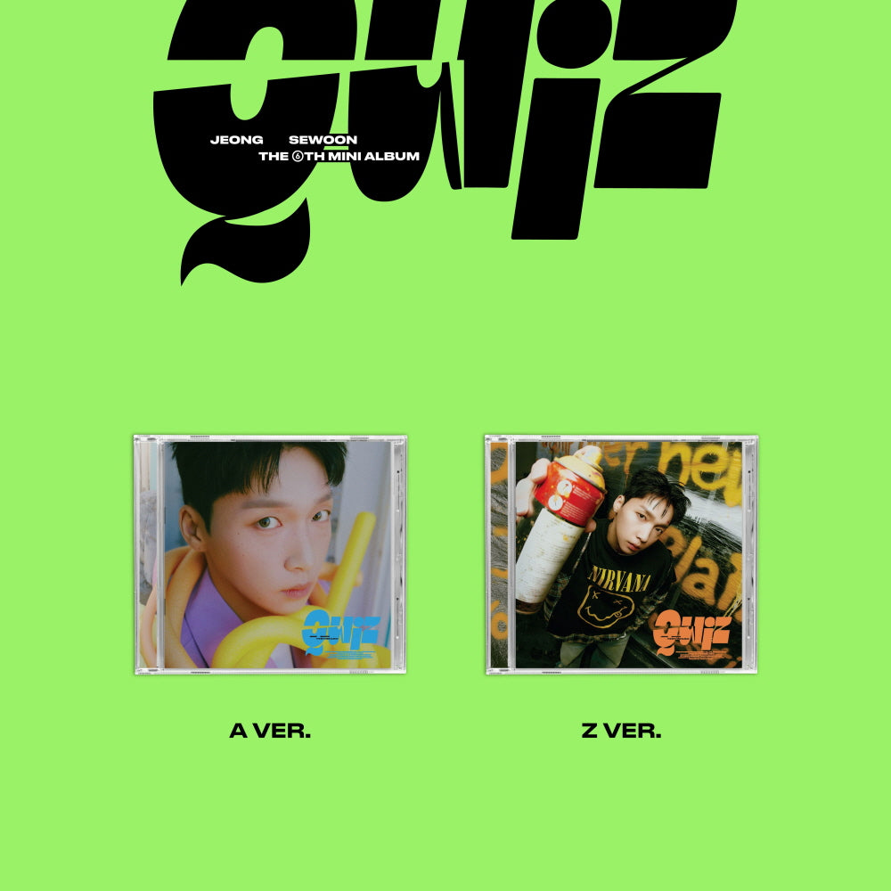 JEONG SE WOON - 6th Mini Album Quiz Jewel version CD