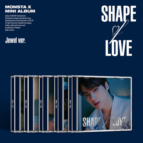 55pcs/set KPOP MONSTAX New Album Shape of Love Lomo Card MONSTA X