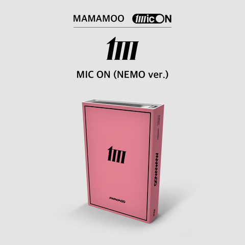 Apple POB] MAMAMOO - 12nd Mini Album [MIC ON] (1Takes Ver.)