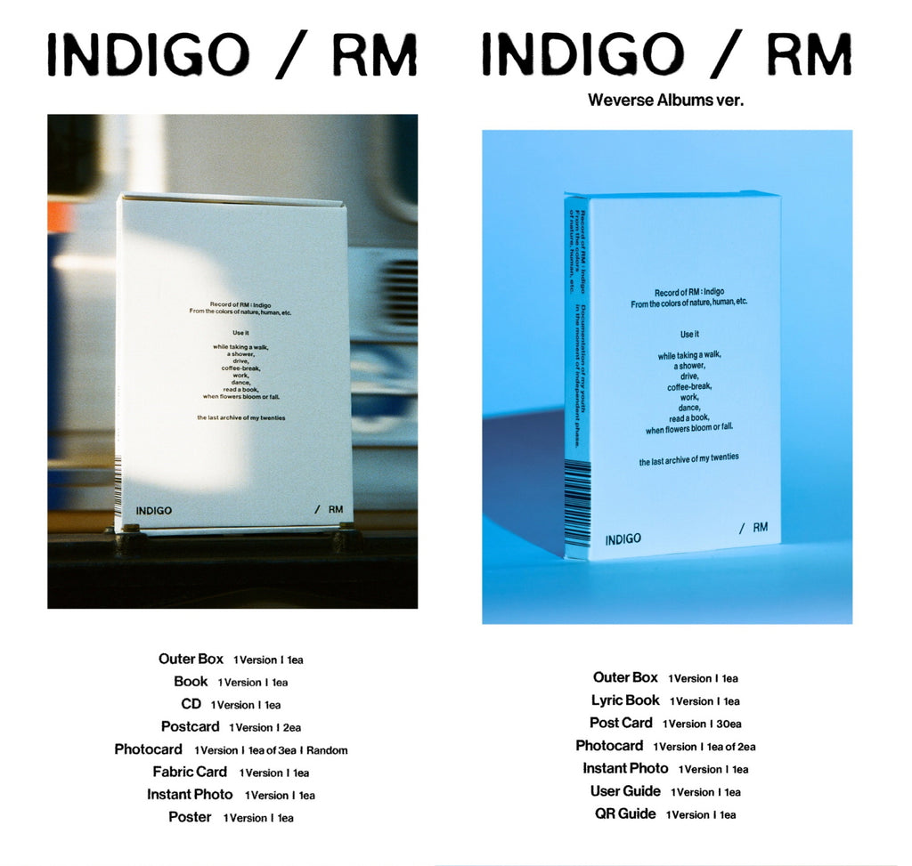 高額売筋】 BTS RM Indigo アナログ盤 rusinova.pl