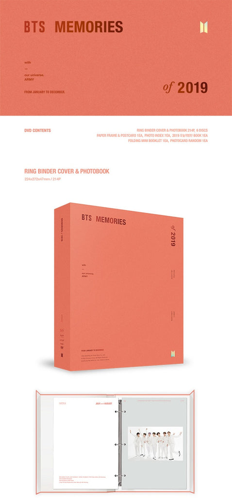 DVD] [REISSUE PRE-ORDER] BTS MEMORIES OF 2019 DVD+Pre-Order