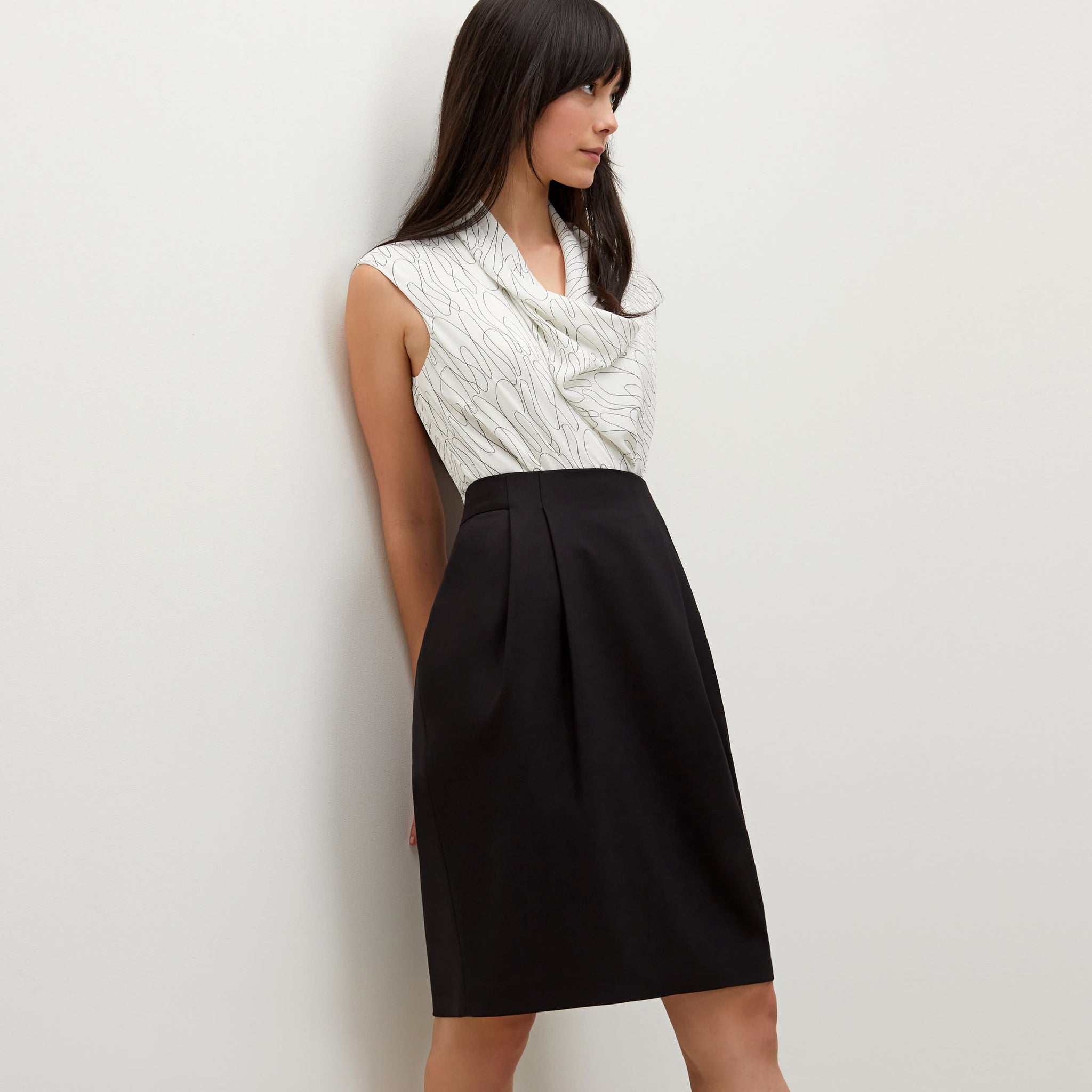 IRENE Wool Twill Skirt 36-