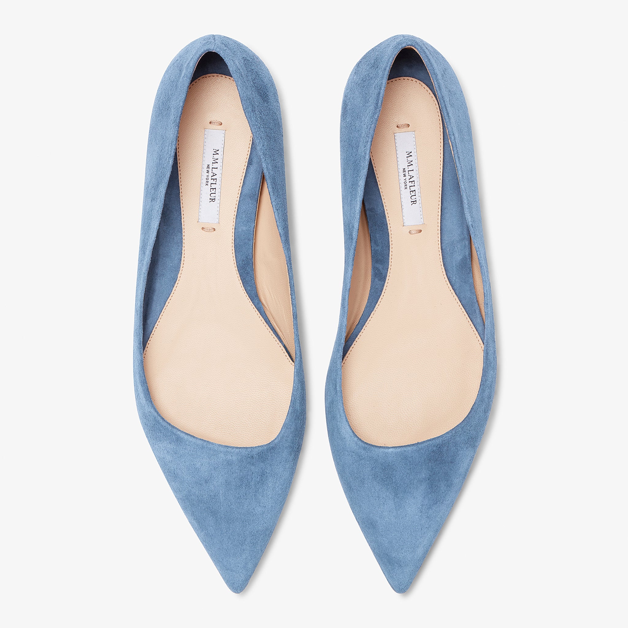 Rowan Flat - Suede :: Sky Blue – M.M.LaFleur