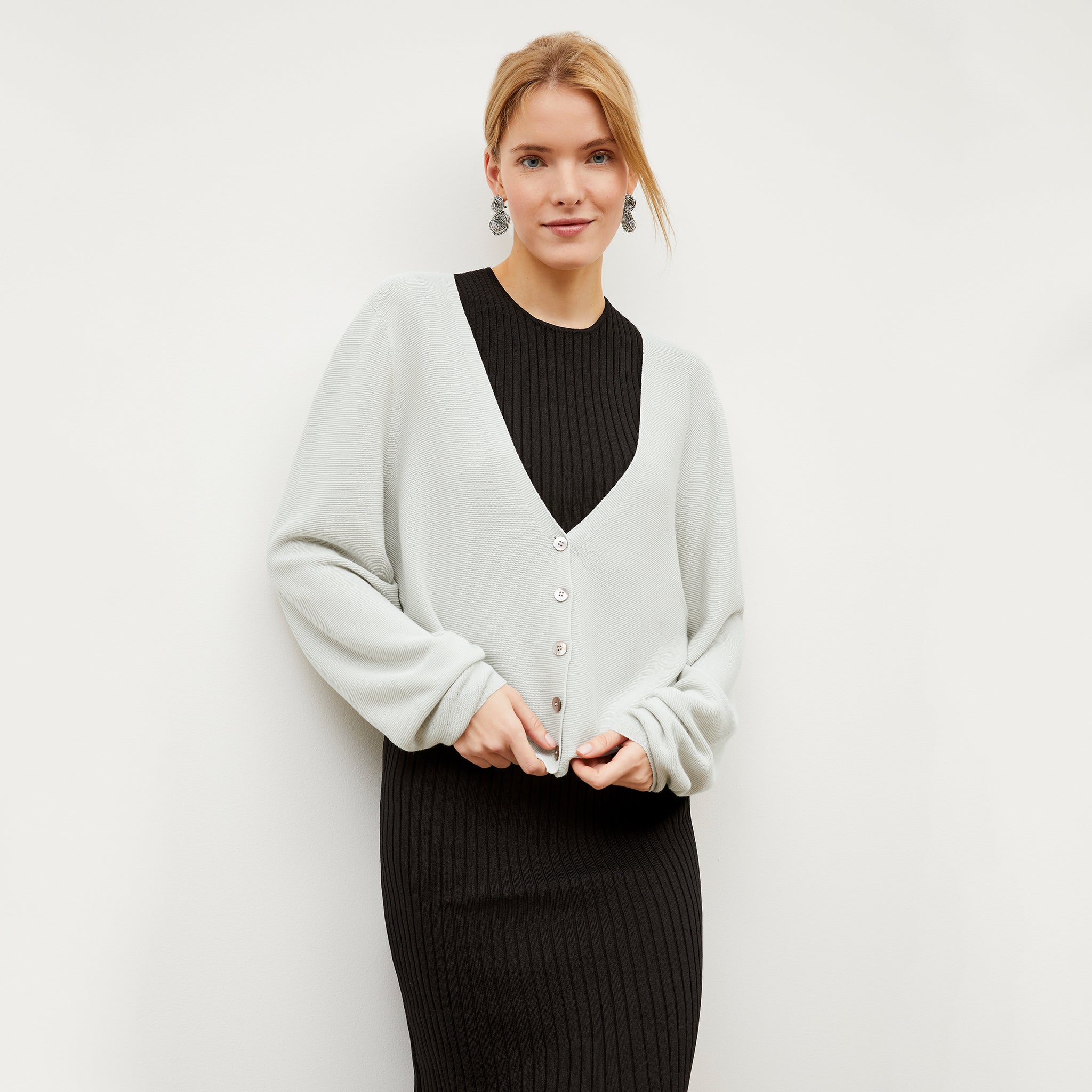 Wiley Cardigan - 3D-Knit Cotton :: Air – M.M.LaFleur