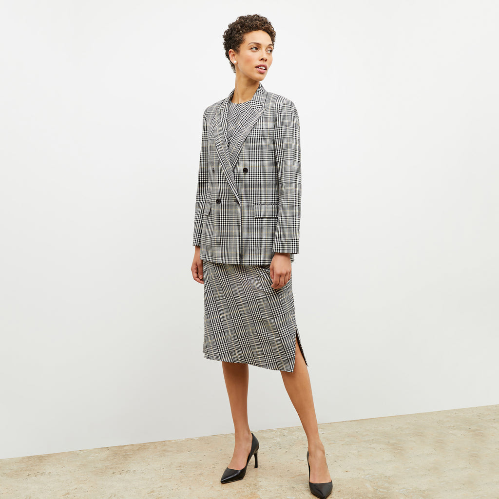 O'Hara Blazer - Plaid Sharkskin :: Multi – M.M.LaFleur