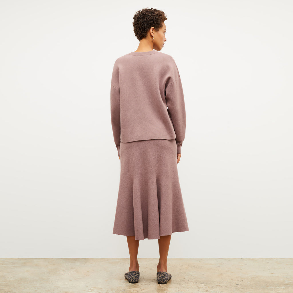 Leah Skirt - Boiled Wool :: Rose Taupe – M.M.LaFleur