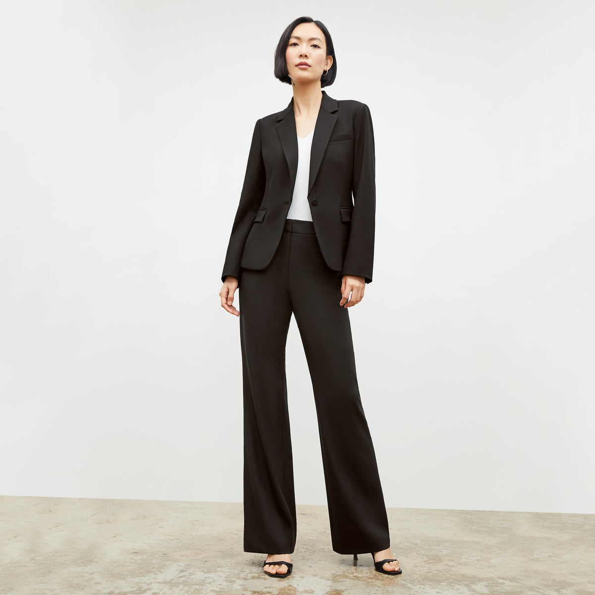 Yasmine Blazer - Wool Twill :: Black