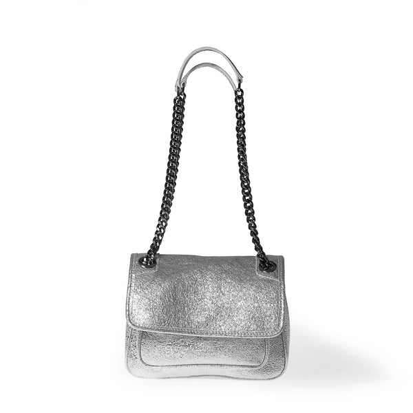 The silver Endrizzi Vivace crossbody bag