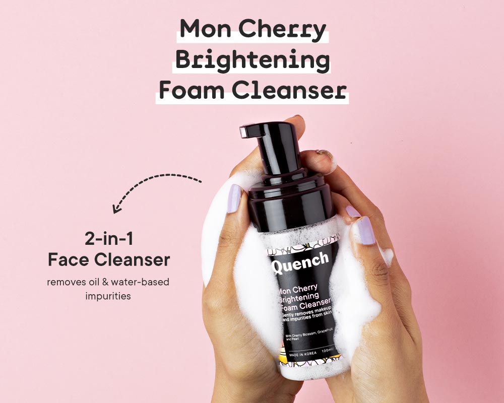 Quench Mon Cherry Brightening Foam Cleanser